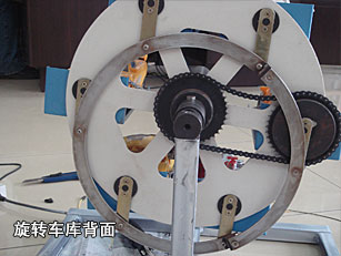 旋轉(zhuǎn)車庫(kù)背面