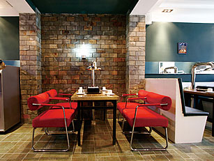 “百度烤肉”店內一角