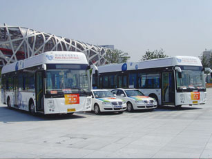 氫燃料電池客車服務(wù)奧運(yùn)