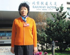 張國慶在湖南代表團駐地