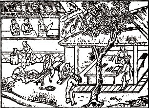 我國古代雕刻木版的作坊