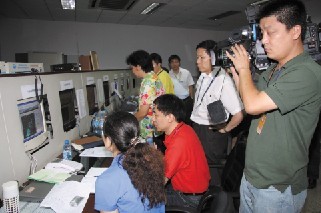 人影指揮現(xiàn)場