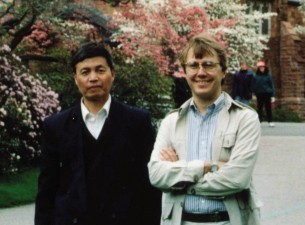 尹磊明與A.H.Knoll教授合影